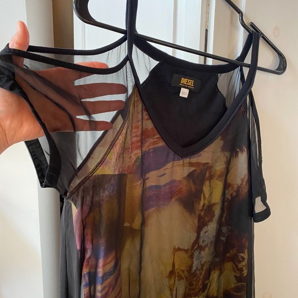 RARE Black Diesel dress Women's S - Picture 4 of 7